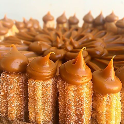 Churros Recheados com Doce de Leite