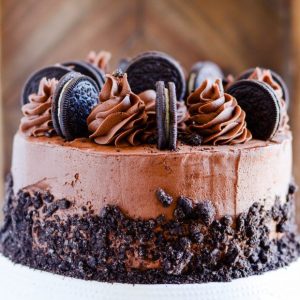 Bolo Oreo de Menta com Creme de Manteiga