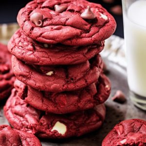 Receita de Cookies de Red Velvet: Sabor Intenso e Textura Perfeita!
