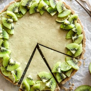 Torta de Kiwi com Base de Biscoito: Uma Combinação Refrescante e Crocante