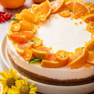 Cheesecake de Laranja: Um Toque Sofisticado