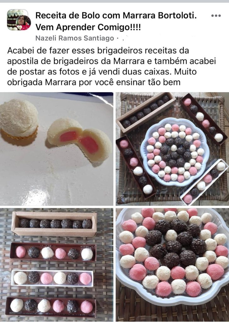 Aluna Nazeli: Sucesso de Vendas com Brigadeiros